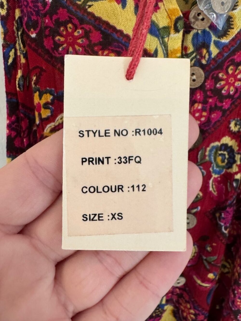 Raga X Anthropologie Maxi Dress Yellow Red Floral Boho Floral Boho Halter XS NEW - Picture 7 of 11